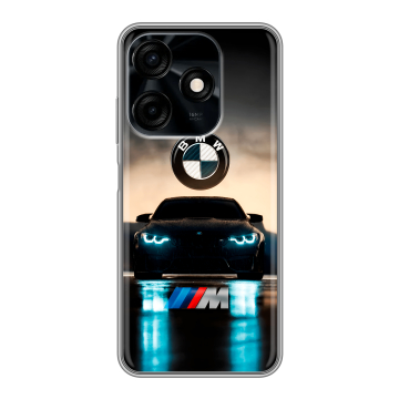Силиконовый чехол на Tecno Spark 10C с принтом БМВ BMW