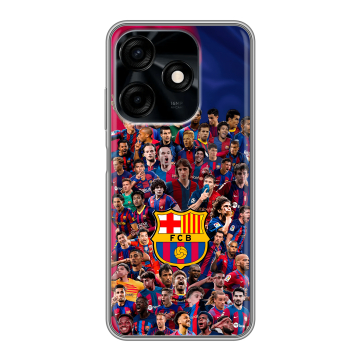 Силиконовый чехол на Tecno Spark 10C с принтом Барселона Barcelona Силиконовый чехол на Tecno Spark 10C с принтом Барселона Barcelona