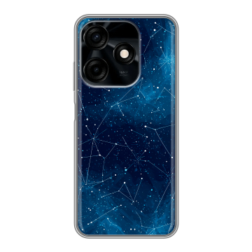 Силиконовый чехол на Tecno Spark 10C с принтом Космос звезды Силиконовый чехол на Tecno Spark 10C с принтом Космос звезды