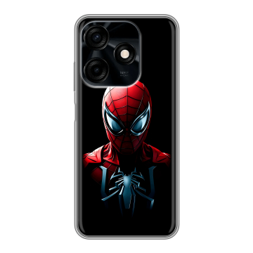 Силиконовый чехол на Tecno Spark 10C с принтом Spiderman Человек паук Силиконовый чехол на Tecno Spark 10C с принтом Spiderman Человек паук