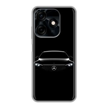 Силиконовый чехол на Tecno Spark 10C с принтом Mercedes Мерседес Силиконовый чехол на Tecno Spark 10C с принтом Mercedes Мерседес