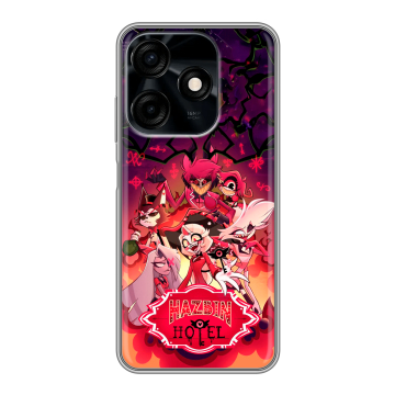 Силиконовый чехол на Tecno Spark 10C с принтом Hazbin Hotel Отель Хазбин Силиконовый чехол на Tecno Spark 10C с принтом Hazbin Hotel Отель Хазбин