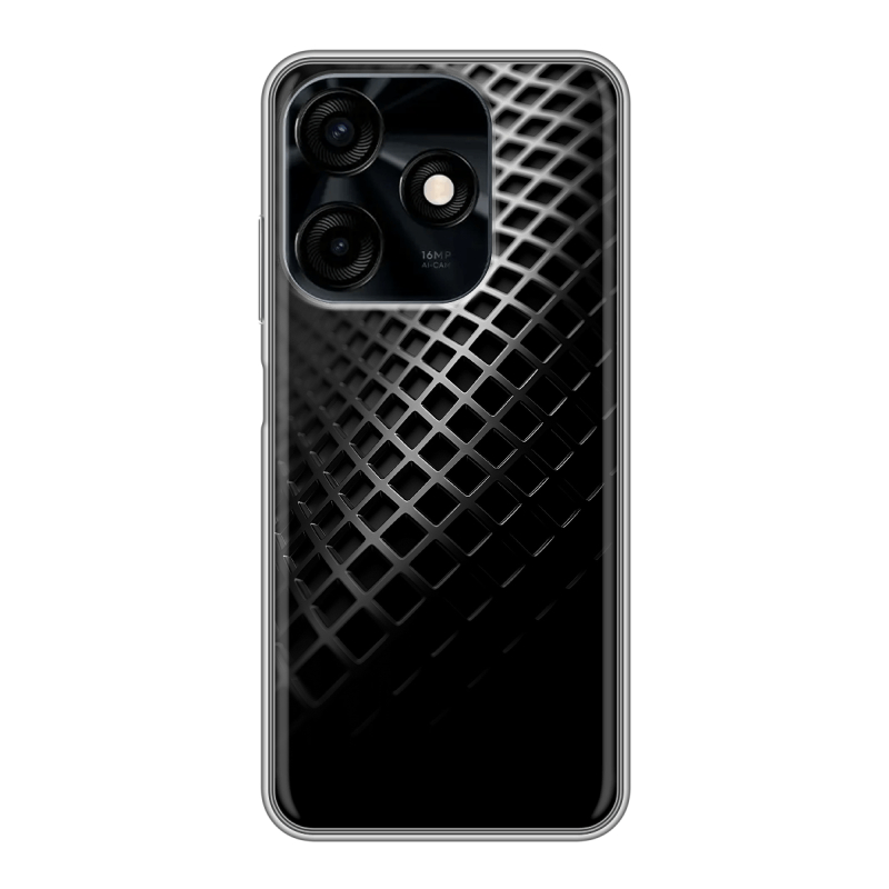 Силиконовый чехол на Tecno Spark 10C с принтом Текстура металла Силиконовый чехол на Tecno Spark 10C с принтом Текстура металла