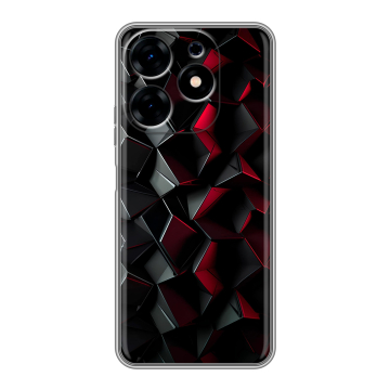 Силиконовый чехол на Tecno Spark 10 с принтом Абстракция Силиконовый чехол на Tecno Spark 10 с принтом Абстракция