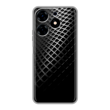 Силиконовый чехол на Tecno Spark 10 с принтом Текстура металла Силиконовый чехол на Tecno Spark 10 с принтом Текстура металла