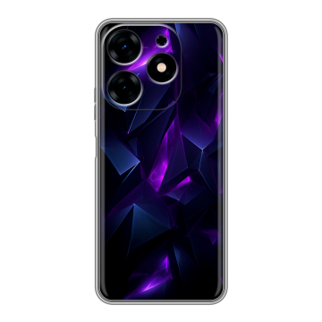 Силиконовый чехол на Tecno Spark 10 с принтом Абстракиция Силиконовый чехол на Tecno Spark 10 с принтом Абстракиция