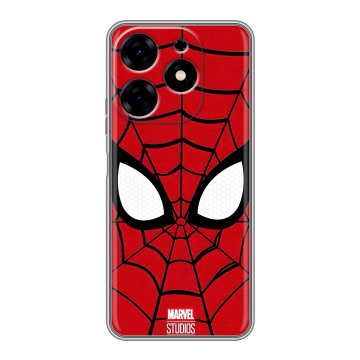 Силиконовый чехол на Tecno Spark 10 с принтом человек паук spiderman Силиконовый чехол на Tecno Spark 10 с принтом человек паук spiderman