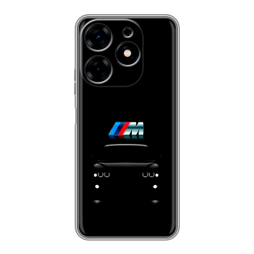 Силиконовый чехол на Tecno Spark 10 с принтом БМВ BMW Силиконовый чехол на Tecno Spark 10 с принтом БМВ BMW