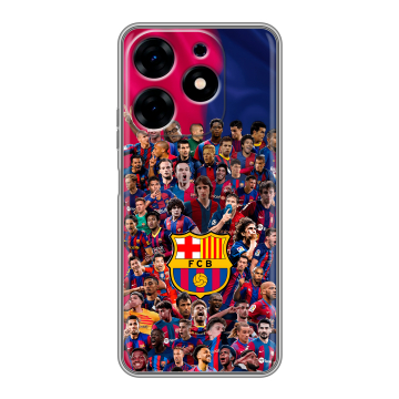 Силиконовый чехол на Tecno Spark 10 с принтом Барселона Barcelona Силиконовый чехол на Tecno Spark 10 с принтом Барселона Barcelona