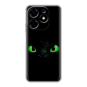 Силиконовый чехол на Tecno Spark 10 с принтом Как приручить дракона Силиконовый чехол на Tecno Spark 10 с принтом Как приручить дракона