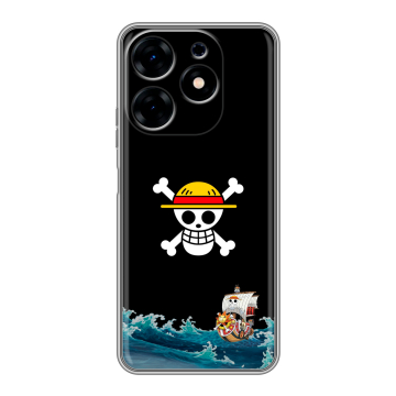 Силиконовый чехол на Tecno Spark 10 с принтом One Piece Ван Пис Силиконовый чехол на Tecno Spark 10 с принтом One Piece Ван Пис