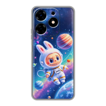 Силиконовый чехол на Tecno Spark 10 с принтом Labubu Лабубу Силиконовый чехол на Tecno Spark 10 с принтом Labubu Лабубу