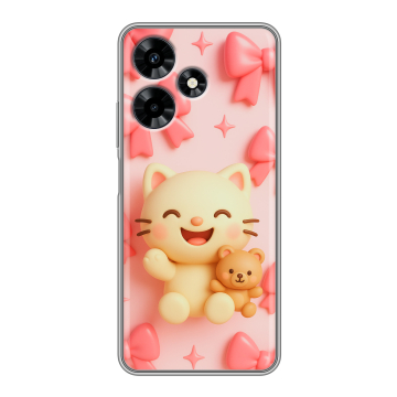 Силиконовый чехол на Infinix Hot 30 с принтом для девочек Силиконовый чехол на Infinix Hot 30 с принтом для девочек