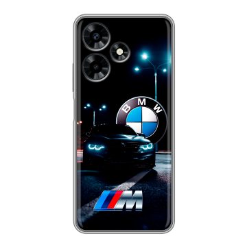 Силиконовый чехол на Infinix Hot 30 с принтом БМВ BMW