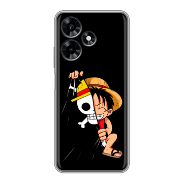 Силиконовый чехол на Infinix Hot 30 с принтом One Piece Ван Пис