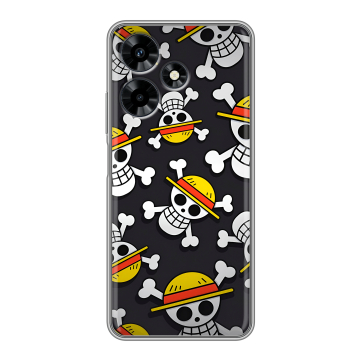 Силиконовый чехол на Infinix Hot 30 с принтом One Piece Ван Пис