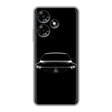 Силиконовый чехол на Infinix Hot 30 с принтом Mercedes Мерседес Силиконовый чехол на Infinix Hot 30 с принтом Mercedes Мерседес