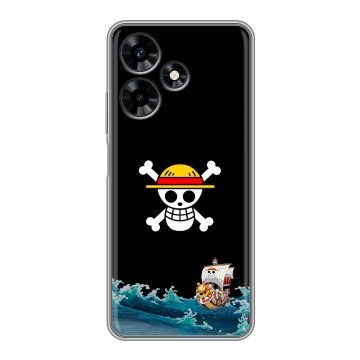 Силиконовый чехол на Infinix Hot 30 с принтом One Piece Ван Пис Силиконовый чехол на Infinix Hot 30 с принтом One Piece Ван Пис