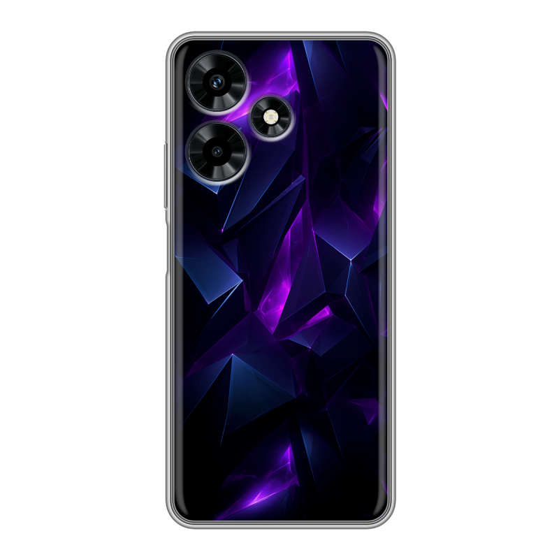 Силиконовый чехол на Infinix Hot 30 с принтом Абстракиция Силиконовый чехол на Infinix Hot 30 с принтом Абстракиция