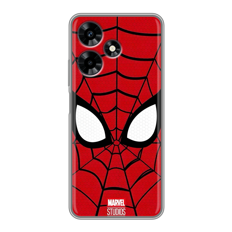 Силиконовый противоударный чехол на Infinix Hot 30 с принтом человек паук spiderman Силиконовый противоударный чехол на Infinix Hot 30 с принтом человек паук spiderman