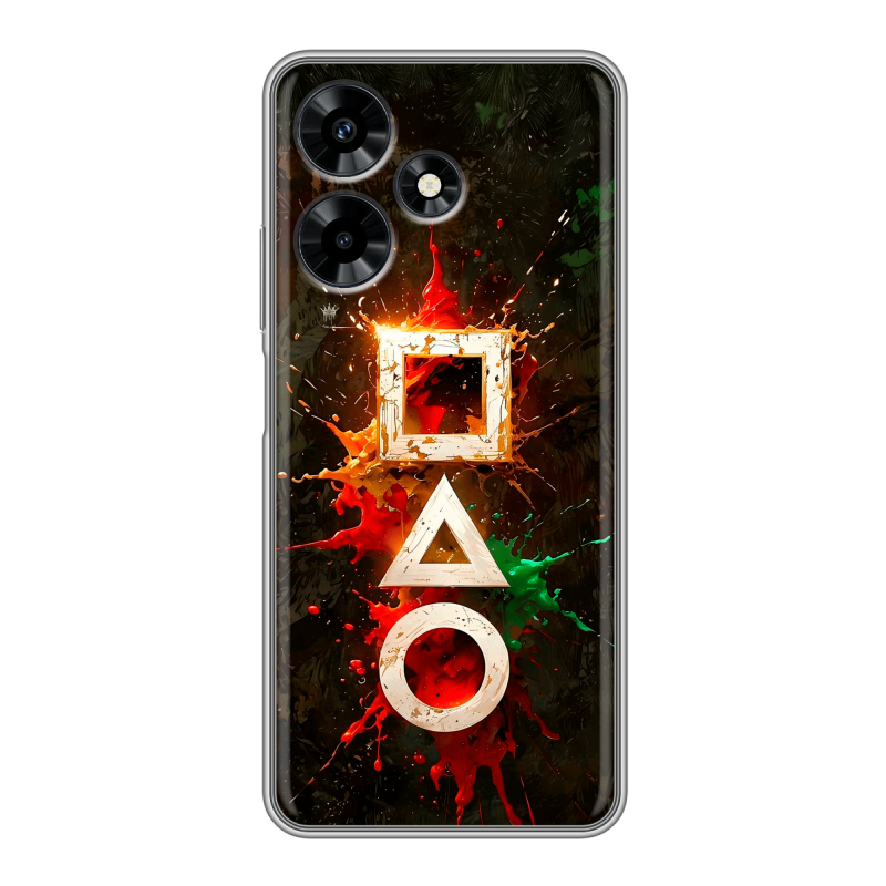 Силиконовый чехол на Infinix Hot 30 с принтом Squid Game Игра кальмара Силиконовый чехол на Infinix Hot 30 с принтом Squid Game Игра кальмара
