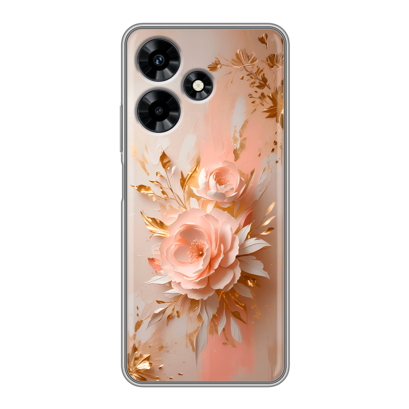 Силиконовый чехол на Infinix Hot 30 с принтом женский Силиконовый чехол на Infinix Hot 30 с принтом женский