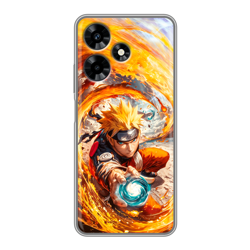 Силиконовый чехол на Infinix Hot 30 с принтом Аниме Наруто Naruto Силиконовый чехол на Infinix Hot 30 с принтом Аниме Наруто Naruto
