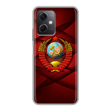 Силиконовый чехол на Xiaomi RedMi Note 12 5G с принтом Герб СССР Силиконовый чехол на Xiaomi RedMi Note 12 5G с принтом Герб СССР