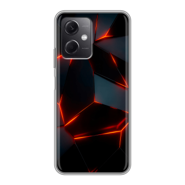 Силиконовый чехол на Xiaomi RedMi Note 12 5G с принтом Яркие абстракции Силиконовый чехол на Xiaomi RedMi Note 12 5G с принтом Яркие абстракции