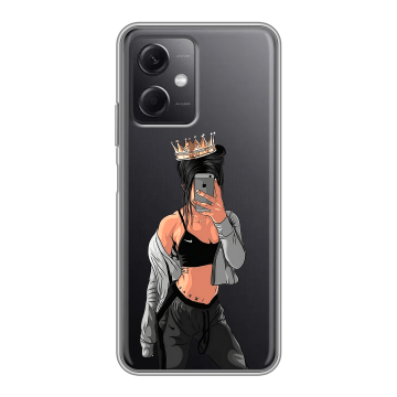 Силиконовый чехол на Xiaomi RedMi Note 12 5G с принтом Женские принты Силиконовый чехол на Xiaomi RedMi Note 12 5G с принтом Женские принты
