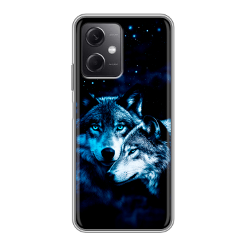 Силиконовый чехол на Xiaomi RedMi Note 12 5G с принтом Волки Силиконовый чехол на Xiaomi RedMi Note 12 5G с принтом Волки