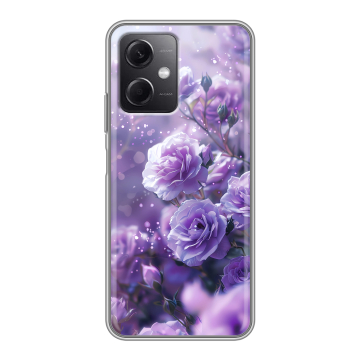 Силиконовый чехол на Xiaomi RedMi Note 12 5G с принтом Розы цветы Силиконовый чехол на Xiaomi RedMi Note 12 5G с принтом Розы цветы