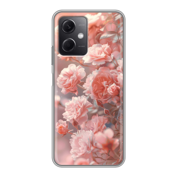 Силиконовый чехол на Xiaomi RedMi Note 12 5G с принтом Розовые розы
