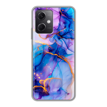 Силиконовый чехол на Xiaomi RedMi Note 12 5G с принтом синий мрамор Силиконовый чехол на Xiaomi RedMi Note 12 5G с принтом синий мрамор