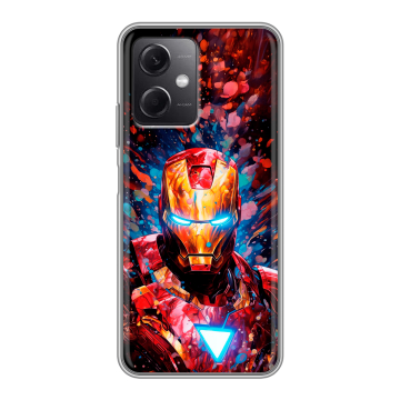 Силиконовый чехол на Xiaomi RedMi Note 12 5G с принтом Железный человек Ironman Силиконовый чехол на Xiaomi RedMi Note 12 5G с принтом Железный человек Ironman