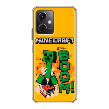 Силиконовый чехол на Xiaomi RedMi Note 12 5G с принтом Майнкрафт Minecraft Силиконовый чехол на Xiaomi RedMi Note 12 5G с принтом Майнкрафт Minecraft
