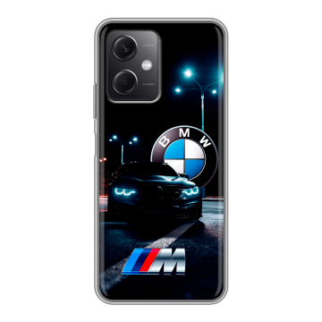 Силиконовый чехол на Xiaomi RedMi Note 12 5G с принтом БМВ BMW Силиконовый чехол на Xiaomi RedMi Note 12 5G с принтом БМВ BMW