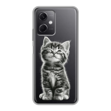 Силиконовый чехол на Xiaomi RedMi Note 12 5G с принтом Котенок Силиконовый чехол на Xiaomi RedMi Note 12 5G с принтом Котенок