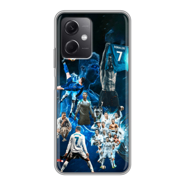 Силиконовый чехол на Xiaomi RedMi Note 12 5G с принтом Реал Роналдо Силиконовый чехол на Xiaomi RedMi Note 12 5G с принтом Реал Роналдо