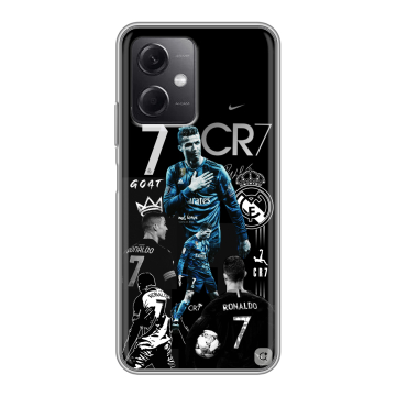 Силиконовый чехол на Xiaomi RedMi Note 12 5G с принтом Реал Роналдо Силиконовый чехол на Xiaomi RedMi Note 12 5G с принтом Реал Роналдо