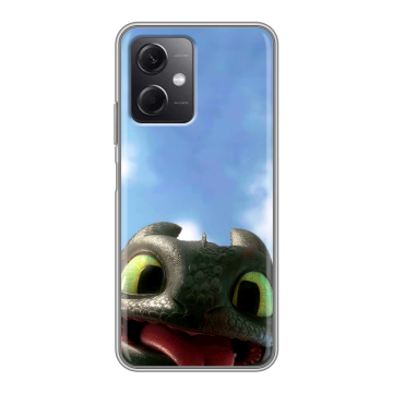 Силиконовый чехол на Xiaomi RedMi Note 12 5G с принтом Как приручить дракона Силиконовый чехол на Xiaomi RedMi Note 12 5G с принтом Как приручить дракона