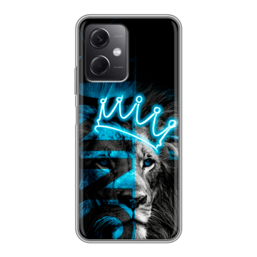 Силиконовый чехол на Xiaomi RedMi Note 12 5G с принтом Король лев Силиконовый чехол на Xiaomi RedMi Note 12 5G с принтом Король лев