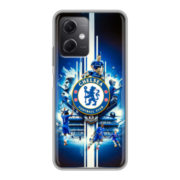 Силиконовый чехол на Xiaomi RedMi Note 12 5G с принтом Chelsea Челси Силиконовый чехол на Xiaomi RedMi Note 12 5G с принтом Chelsea Челси