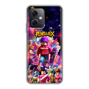 Силиконовый чехол на Xiaomi RedMi Note 12 5G с принтом Roblox Роблокс Силиконовый чехол на Xiaomi RedMi Note 12 5G с принтом Roblox Роблокс