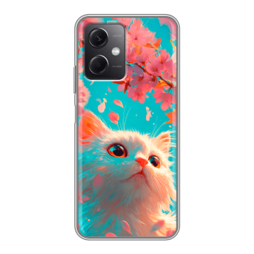 Силиконовый чехол на Xiaomi RedMi Note 12 5G с принтом Красивый кот Силиконовый чехол на Xiaomi RedMi Note 12 5G с принтом Красивый кот
