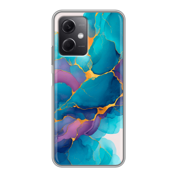 Силиконовый чехол на Xiaomi RedMi Note 12 5G с принтом Мрамор блестки Силиконовый чехол на Xiaomi RedMi Note 12 5G с принтом Мрамор блестки