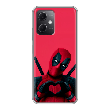 Силиконовый чехол на Xiaomi RedMi Note 12 5G с принтом Дедпул Deadpool Силиконовый чехол на Xiaomi RedMi Note 12 5G с принтом Дедпул Deadpool