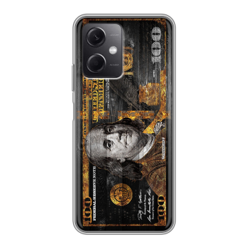 Силиконовый чехол на Xiaomi RedMi Note 12 5G с принтом Доллар деньги Силиконовый чехол на Xiaomi RedMi Note 12 5G с принтом Доллар деньги
