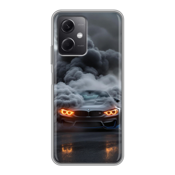 Силиконовый чехол на Xiaomi RedMi Note 12 5G с принтом BMW БМВ Силиконовый чехол на Xiaomi RedMi Note 12 5G с принтом BMW БМВ