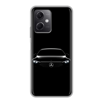 Силиконовый чехол на Xiaomi RedMi Note 12 5G с принтом Mercedes Мерседес Силиконовый чехол на Xiaomi RedMi Note 12 5G с принтом Mercedes Мерседес